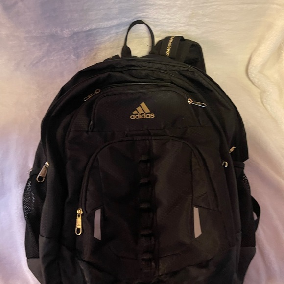 Adidas backpack. Black with gold hardware - Picture 2 of 10